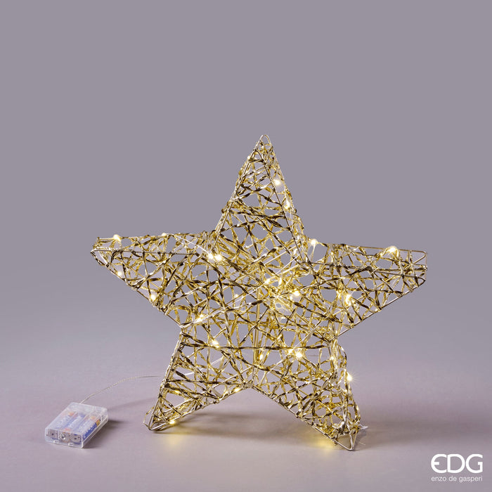 EDG Enzo De Gasperi Decoro Stella Intreccio 40 Microled D40 cm