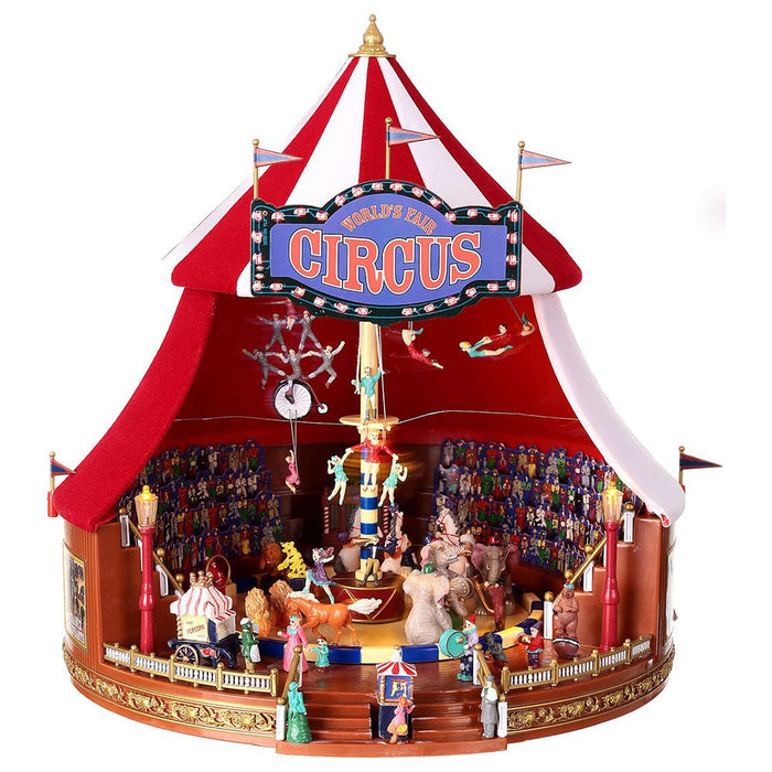 Mr. Christmas Circo in movimento luci Led e musiche "90° Anniversario"