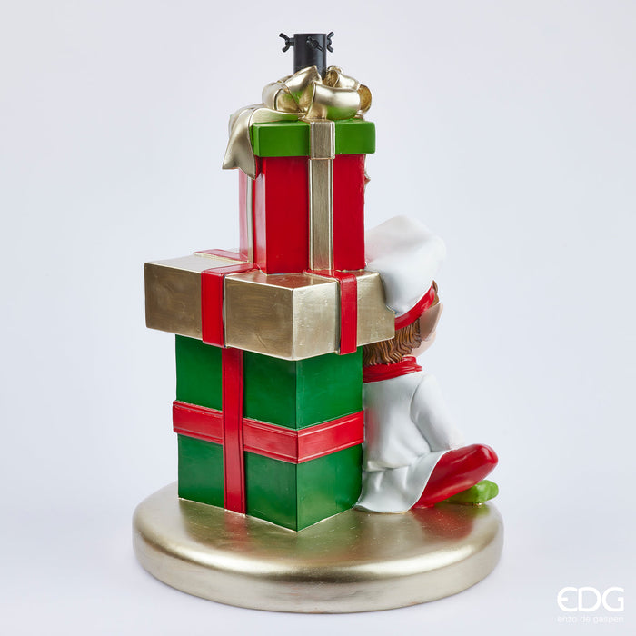 Base per Albero di Natale Elfo Cuoco H59 cm - EDG