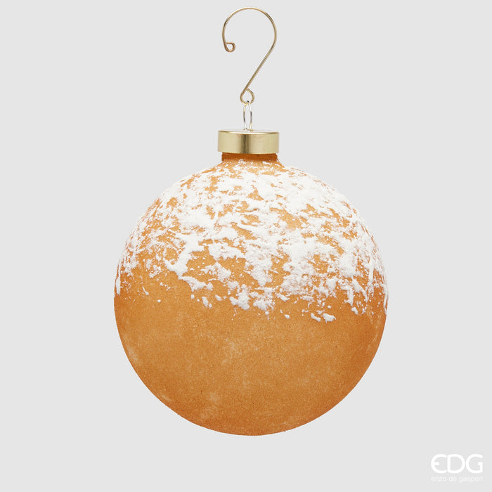 EDG Enzo de Gasperi Pallina Marzapane innevata D11 cm