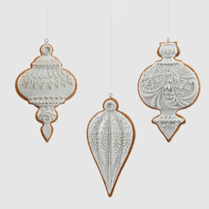 EDG Enzo de Gasperi Set 3 Decorazioni Marzapane H14 cm