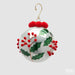 EDG Enzo De Gasperi Pallina di Natale Agrifoglio D10 cm