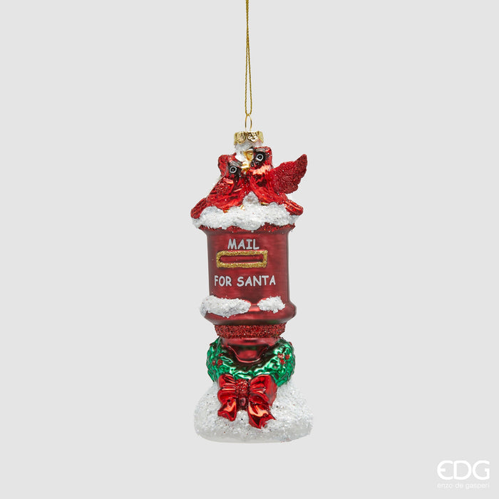 EDG Enzo De Gasperi Addobbo Casetta Posta H14 cm