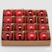 EDG Enzo De Gasperi Box 16 Palline di Natale Bordeaux D6 cm