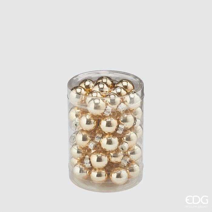EDG Enzo De Gasperi Box 50 Palline D2 cm Oro
