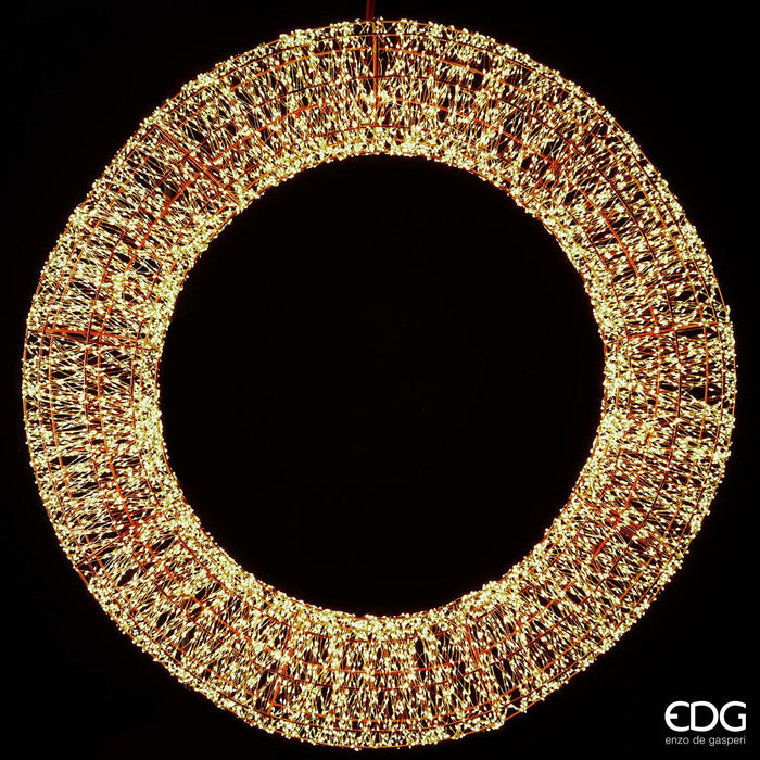 EDG Enzo De Gasperi Corona Ghirlanda Imperial Con 16800 Microled D115 cm