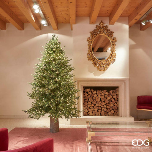 EDG Enzo de Gasperi Albero di Natale Pino Luxury 210 cm con 4000 mini led D142