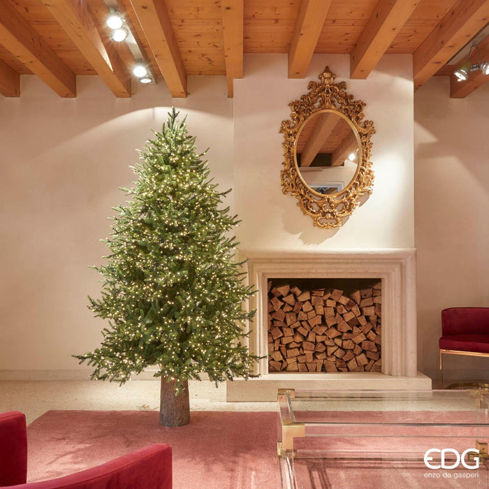 EDG Enzo de Gasperi Albero di Natale Pino Luxury 210 cm con 4000 mini led D142