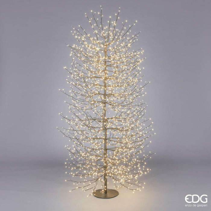 Albero Faggio con base 2700 mini led H210 cm Nero - EDG