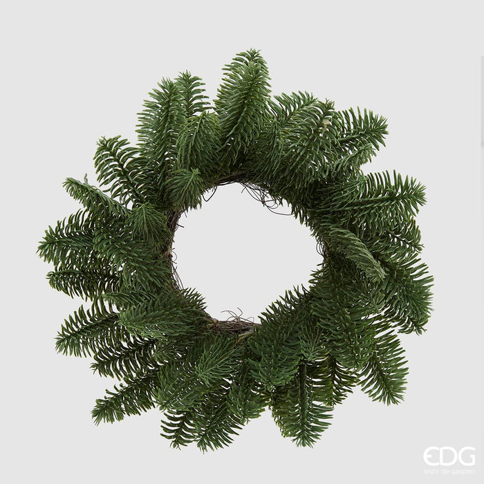 EDG Enzo De Gasperi Ghirlanda Natalizia Pino West D29cm