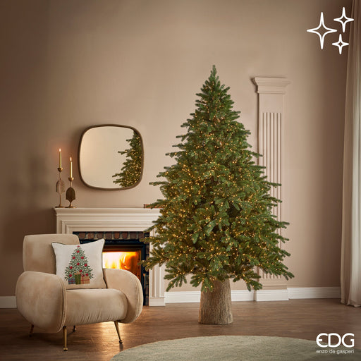EDG Enzo de Gasperi Albero di Natale Total PE Pino Imperial New H180 cm 2500 Mini Led