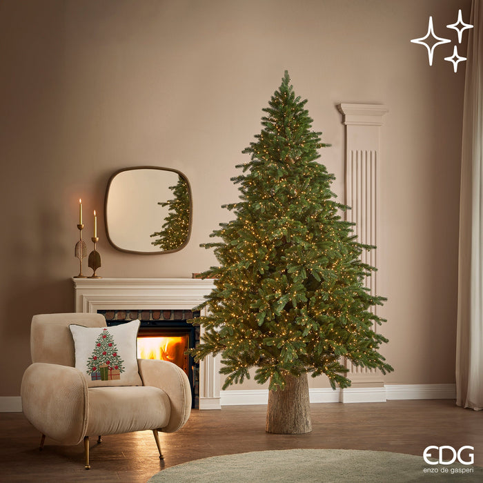 Albero di Natale Total PE Pino Imperial New H210 cm 4000 Mini Led - EDG