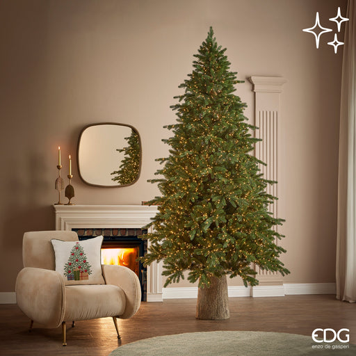 EDG Enzo de Gasperi Albero di Natale Total PE Pino Imperial New H240 cm 5300 Mini Led
