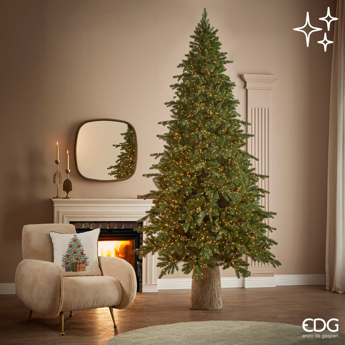 EDG Enzo de Gasperi Albero di Natale Total PE Pino Imperial New H270 cm 5300 Mini Led