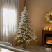 EDG Enzo De Gasperi Albero di Natale Pino Cortina Innevato H210 cm con 2500 Mini Led
