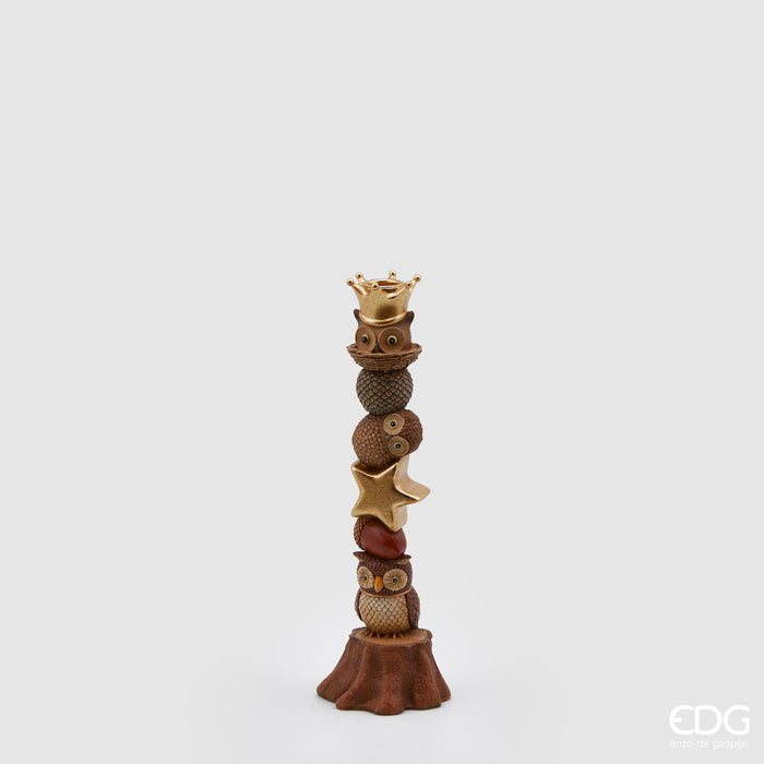 EDG Enzo De Gasperi Portacandela Bosco H30 cm