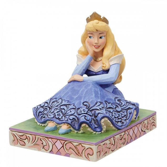 Bomboniera Enesco Statuetta Colorata Aurora in Posa