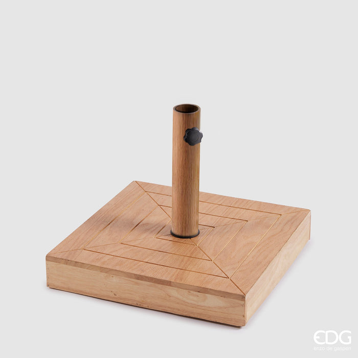 EDG Enzo de Gasperi Base Per Ombrellone da esterno 46X46 cm Legno
