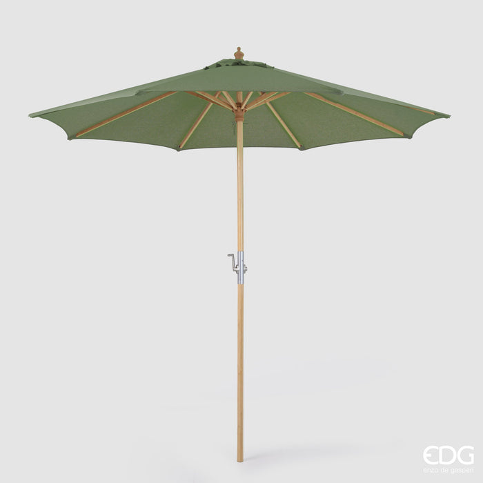 EDG Enzo de Gasperi Ombrellone da esterno Bamboo D250 cm Verde