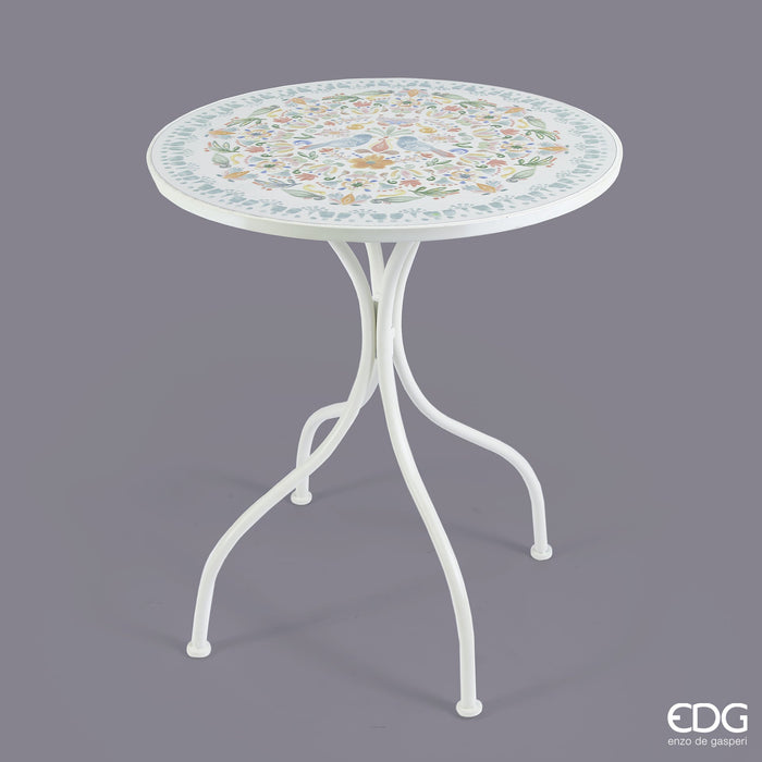 EDG Enzo De Gasperi Tavolo da Esterno Decomix D61 cm Bianco