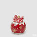 EDG Enzo De Gasperi Contenitore Natalizio Palla di Natale XMAS Rosso H17,5 D16 cm