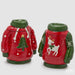EDG Enzo De Gasperi Set 2 Contenitori Natalizi Maglione Rosso H23,5