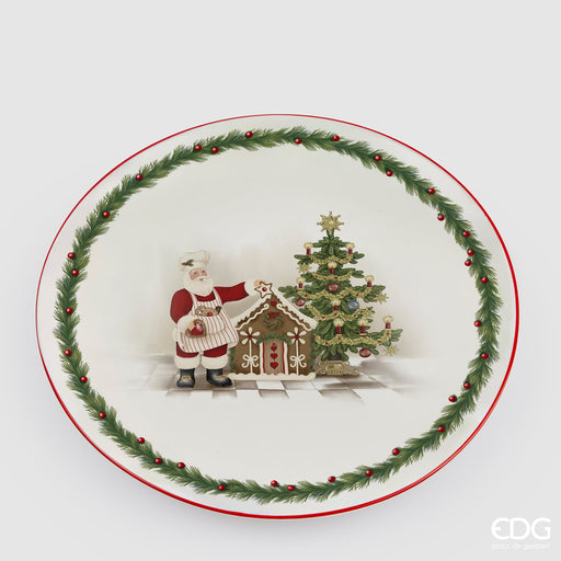 EDG Enzo De Gasperi Piatto piano Natalizio XMAS D25 cm