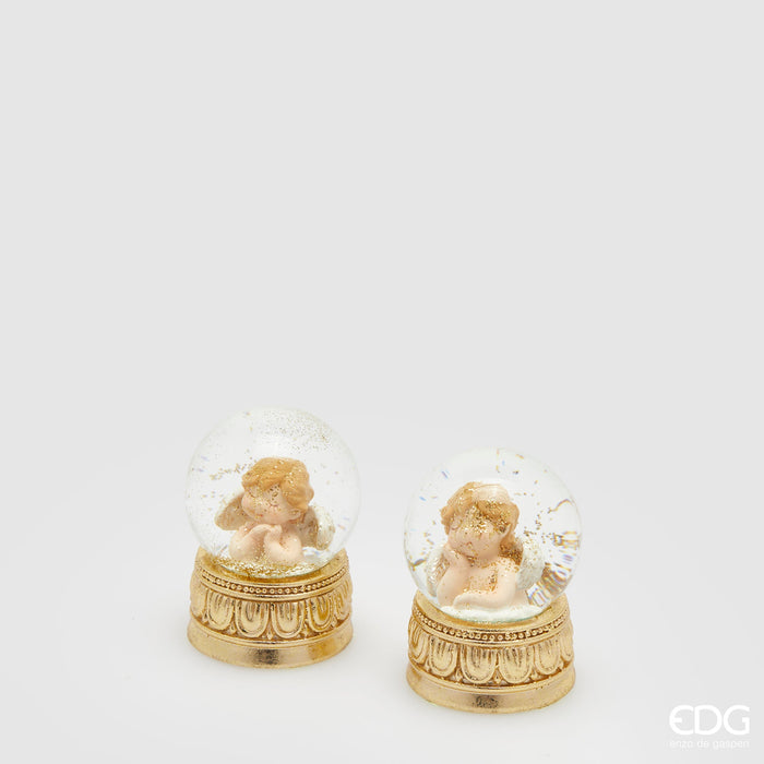EDG Enzo De Gasperi Set 2 Sfere Acqua Angioletto D4,5 cm