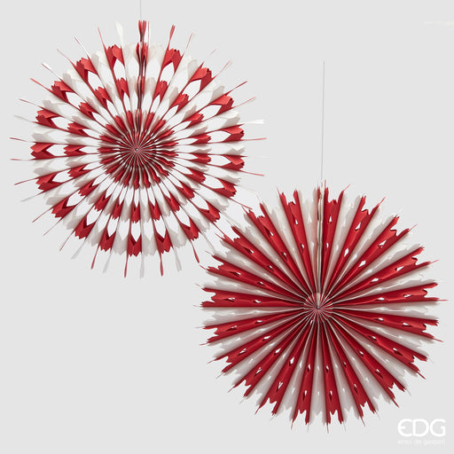 EDG Enzo De Gasperi Set 2 Origami Rosso D40 cm
