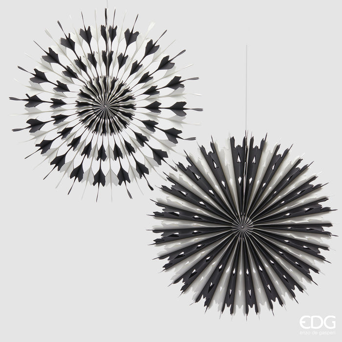 EDG Enzo De Gasperi set 2 Origami Nero D40 cm
