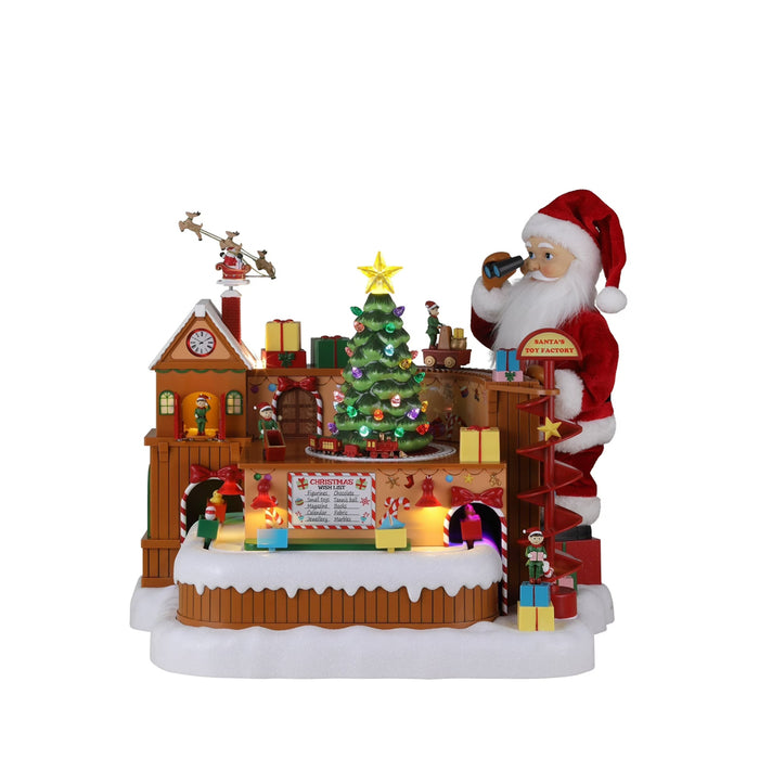 Carillon Laboratori Di Giocattoli Babbo Natale