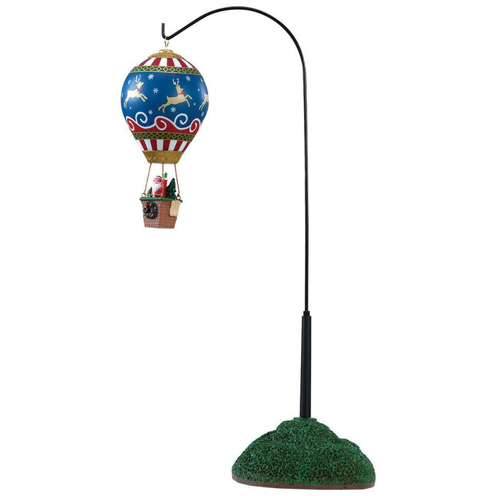 LEMAX Oggetto in movimento Mongolfiera con renne costruisci il villaggio di Natale 84388