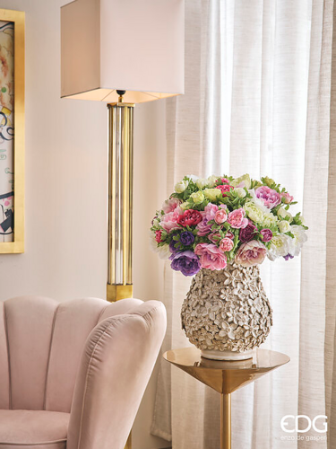 Set 6 Rami Anemone con Foglie H45 cm