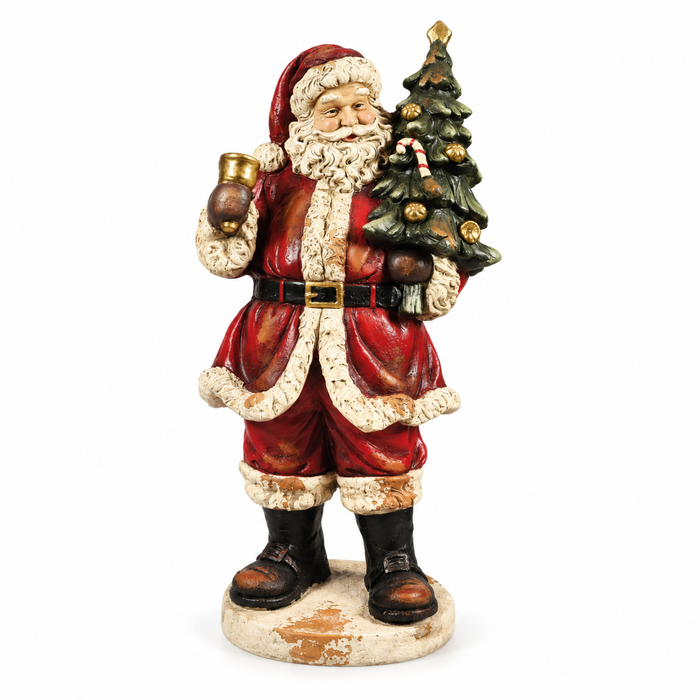 Brandani Babbo Natale con Campanello H74 cm in Resina
