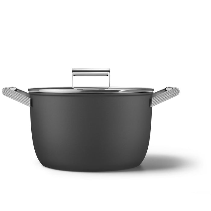 Batteria Smeg Linea Cookware nera (9 pezzi)