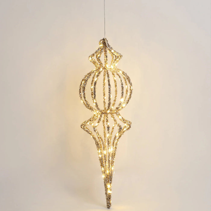 Lampada LED Glitter in Velluto - 2 - Fiori di Lena