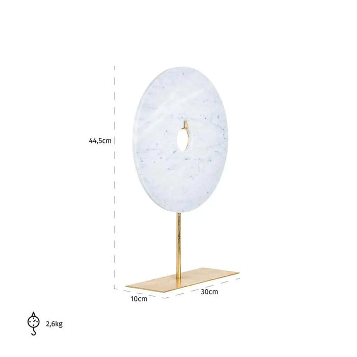 Decorative stand Alina large (White)