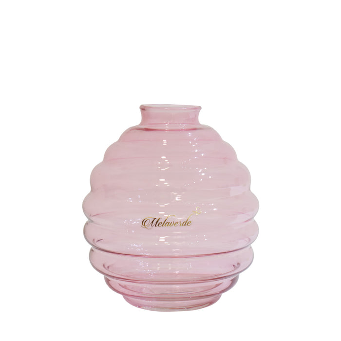 Vaso Nicole Trasperente-Rosa