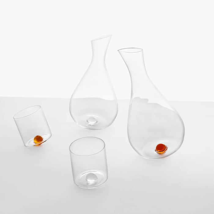 Luna Decanter Flottante in vetro borosilicato