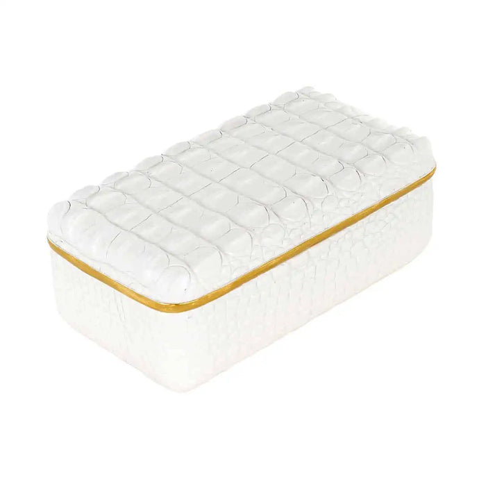 Storage box Cobe white large (White)