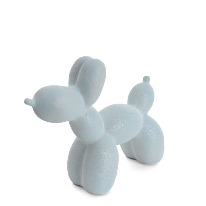 Palloncino Cagnolino Satinato-Azzurro