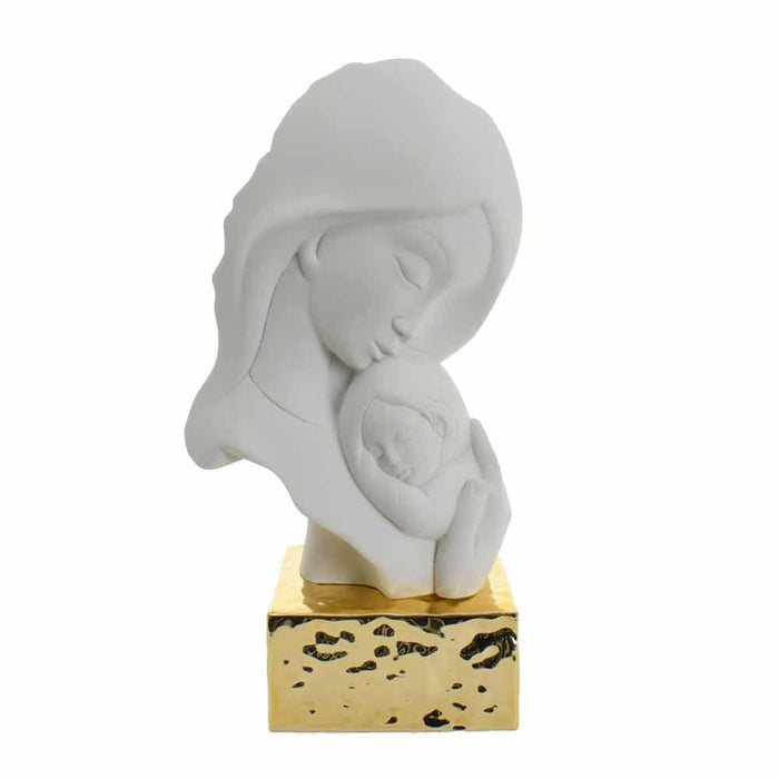 Scultura Maternità Piccola-Oro