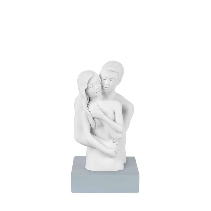 Sentiment Coppia H. 15 cm.-Carta-da-zucchero