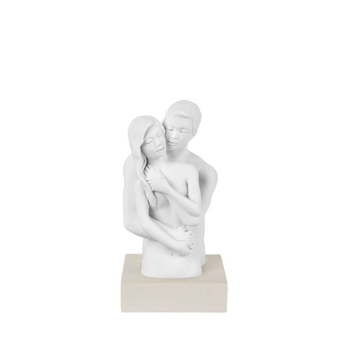 Sentiment Coppia H. 15 cm.-Nocciola