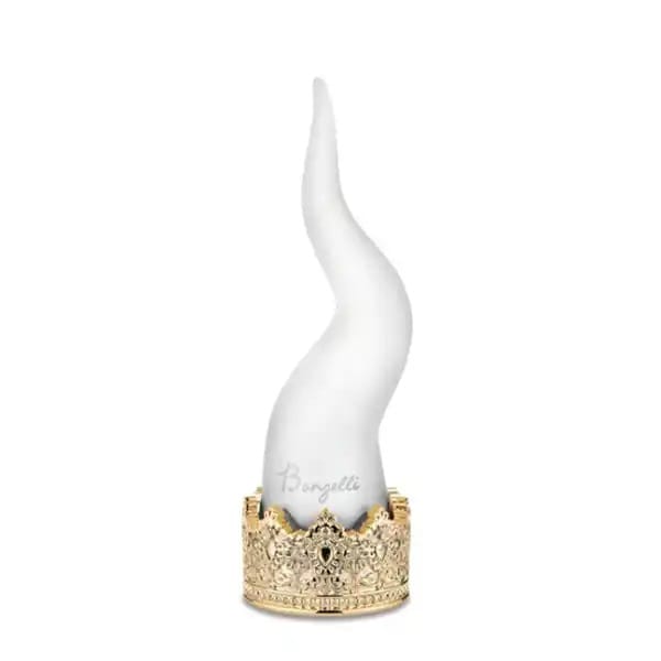 Corno Con Corona 21 cm-Bianco