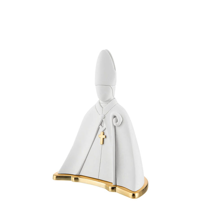 San Gennaro H. 11 cm.-Bianco