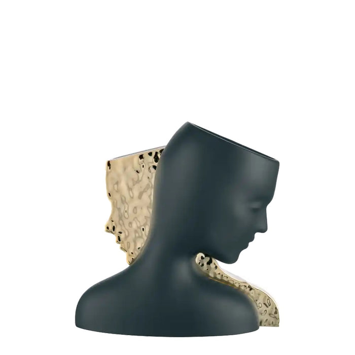 Vaso Volti Piccolo-Nero