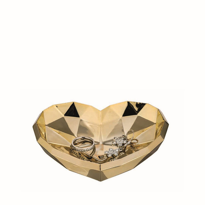 Piattino Cuori Design-Oro