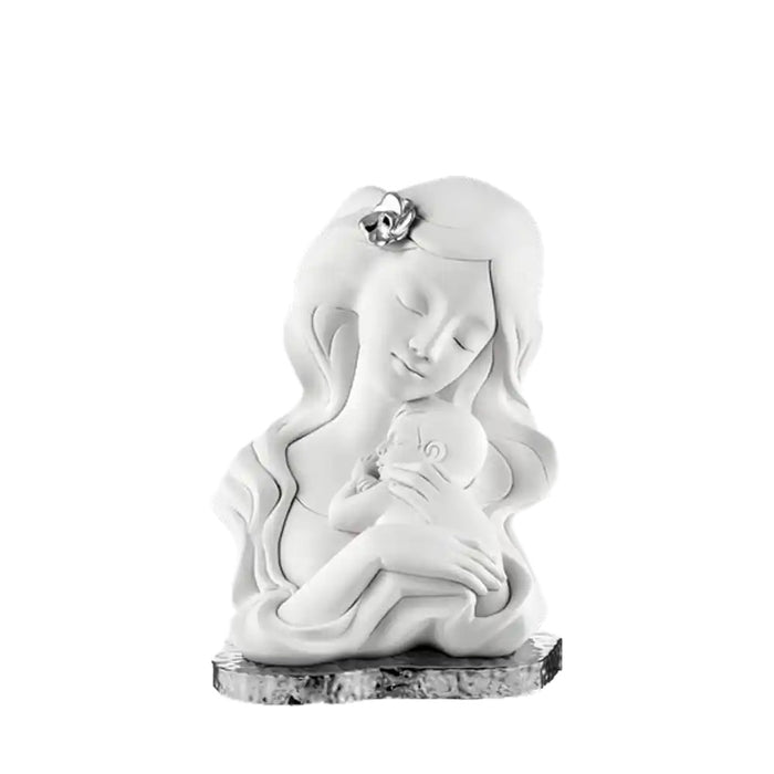 Scultura Maternità H.13-Argento