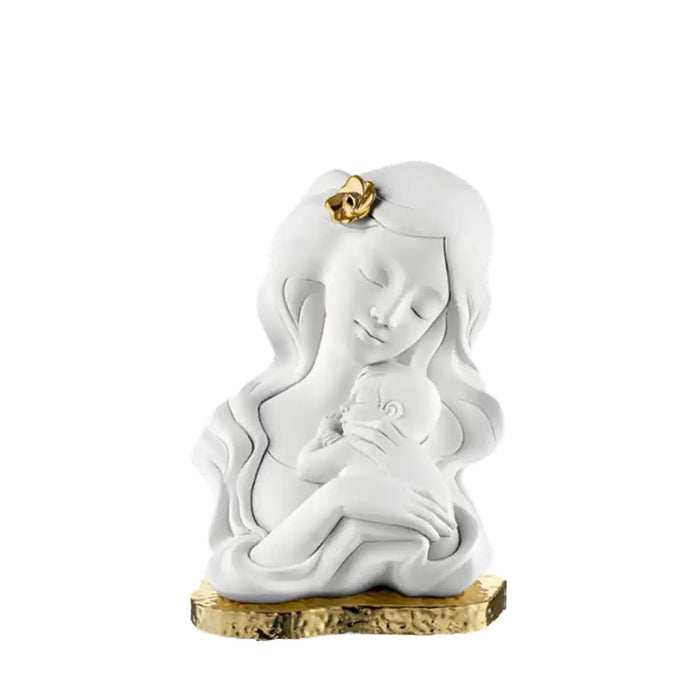 Scultura Maternità H.13-Oro